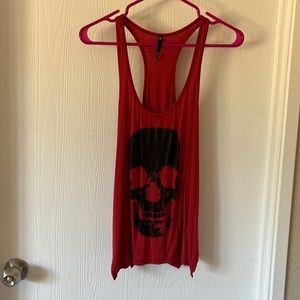 Size medium skull tank top